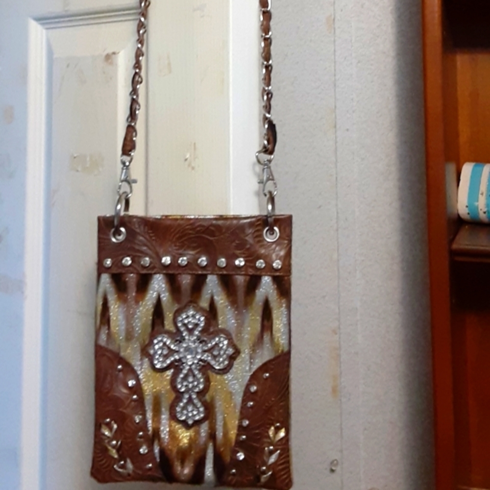 Womens small long chain purse